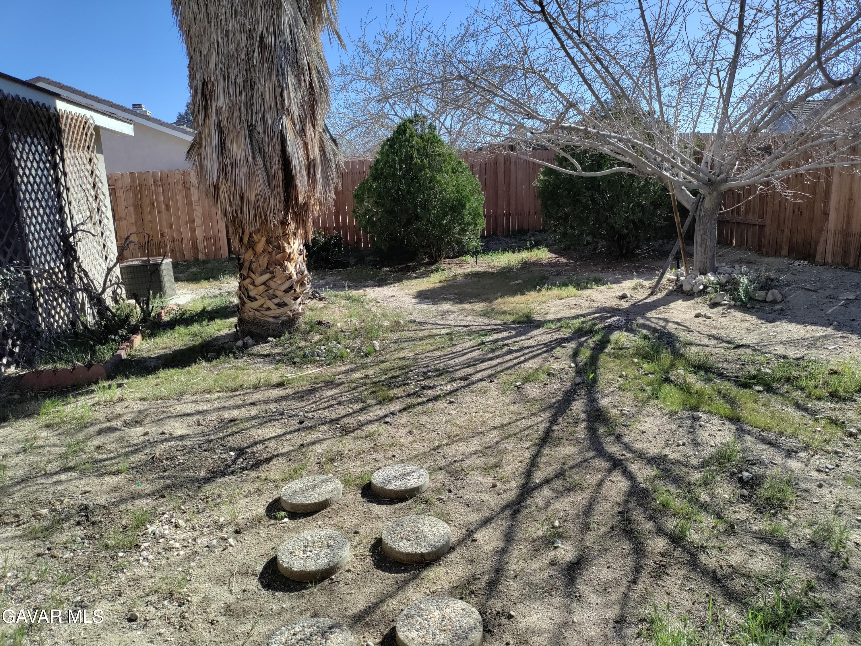 37759 67th Street East Palmdale, CA 93552 - Photo 26 of 27 a view of a yard with plants and trees