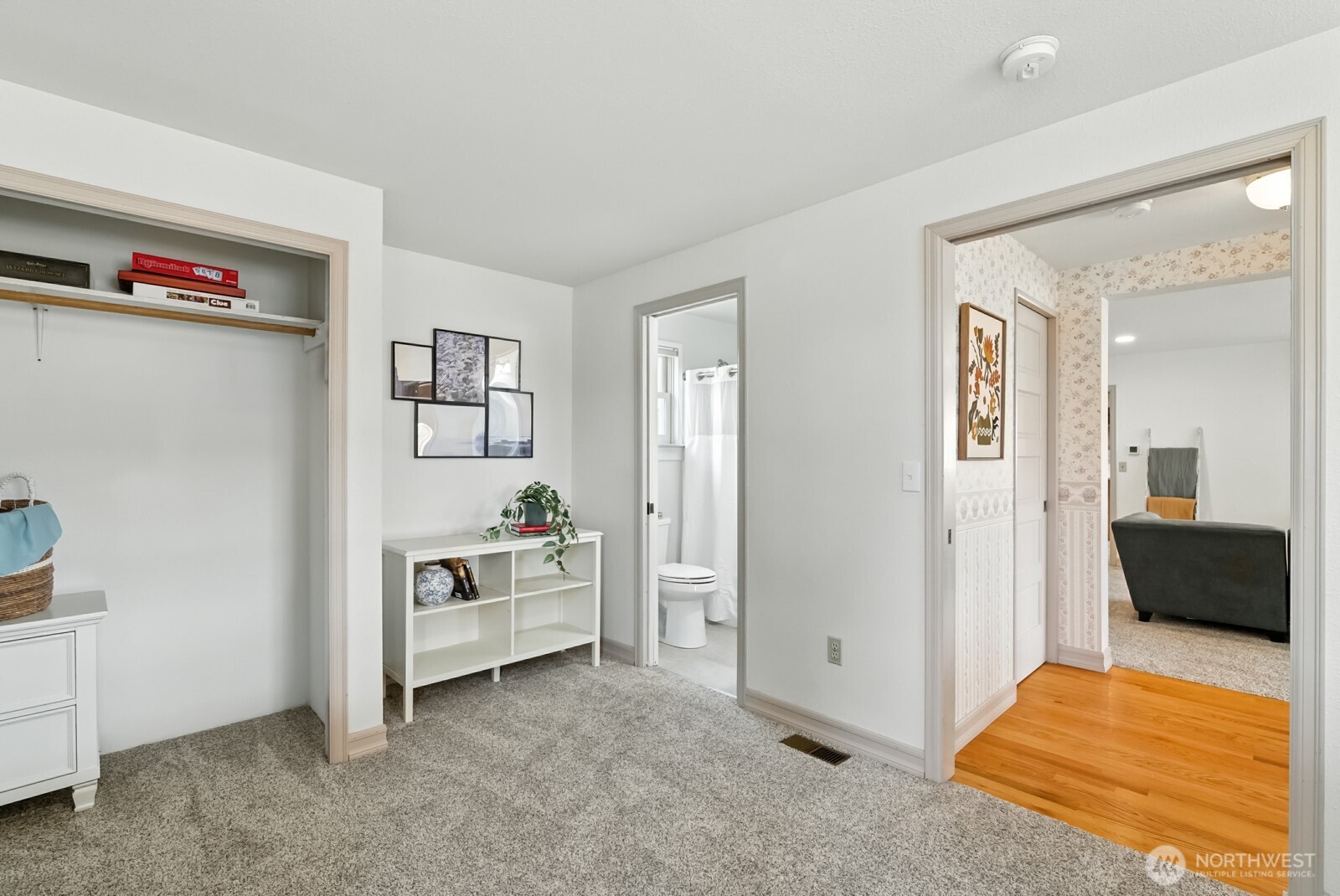 501 3rd Street Steilacoom, WA 98388 - Photo 19 of 40 a bedroom with a bed and a couch