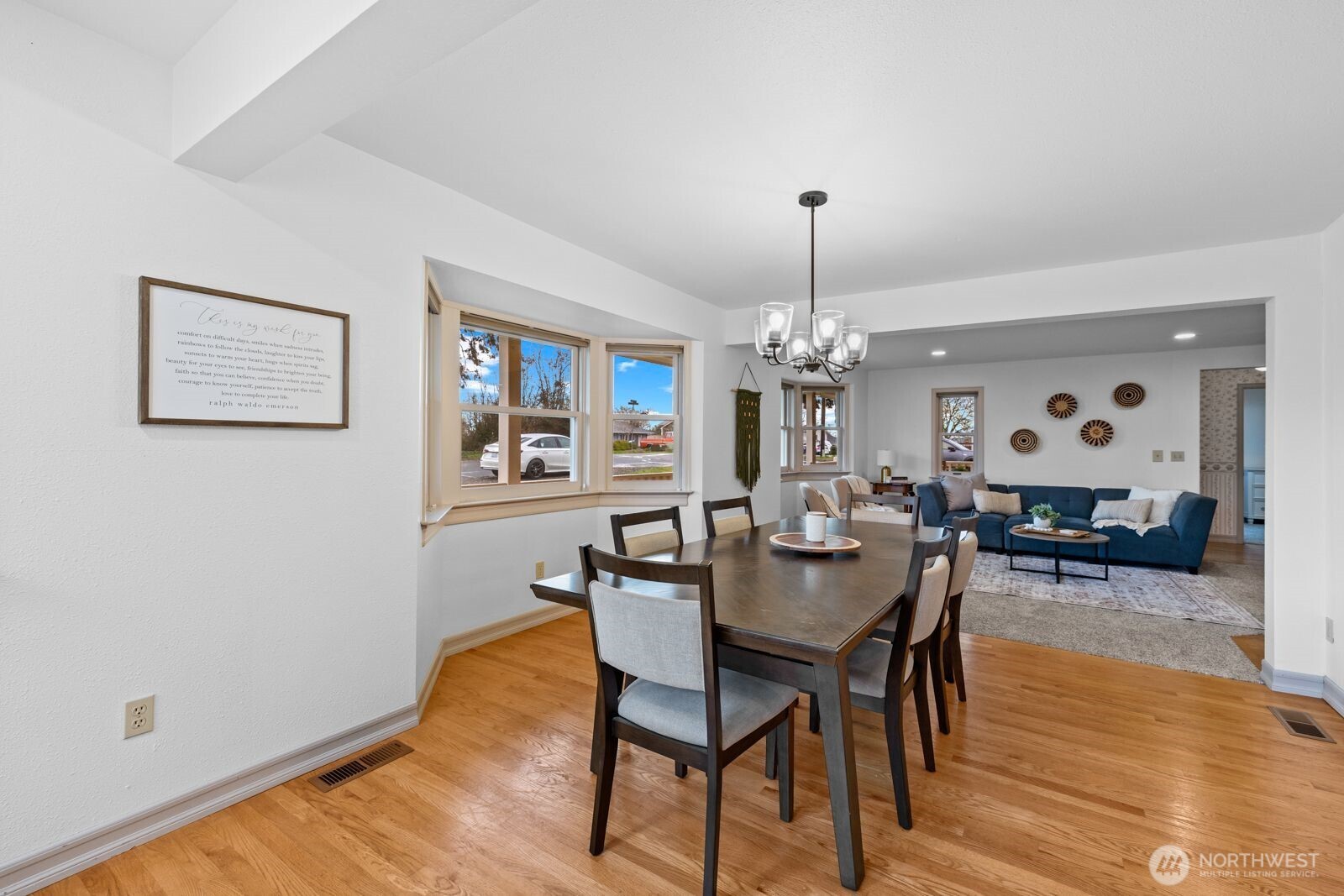 501 3rd Street Steilacoom, WA 98388 - Photo 9 of 40 a view of a dining room with furniture and wooden floor