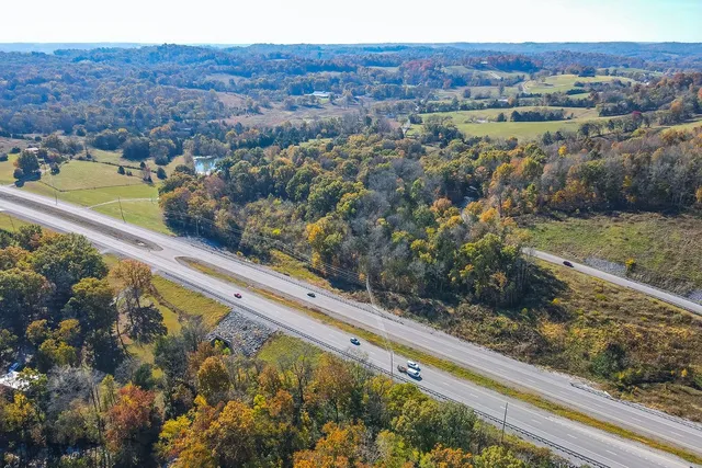 a view of a city from a balcony