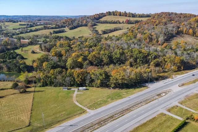 a view of a city from a balcony