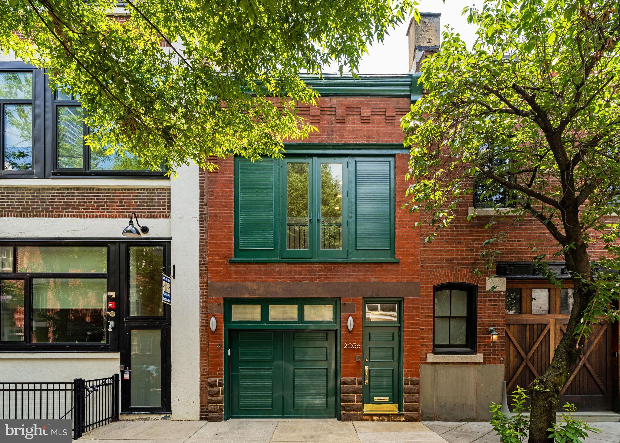 front view of a house with a street