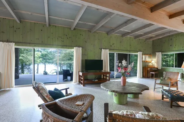 a view of a door of the house