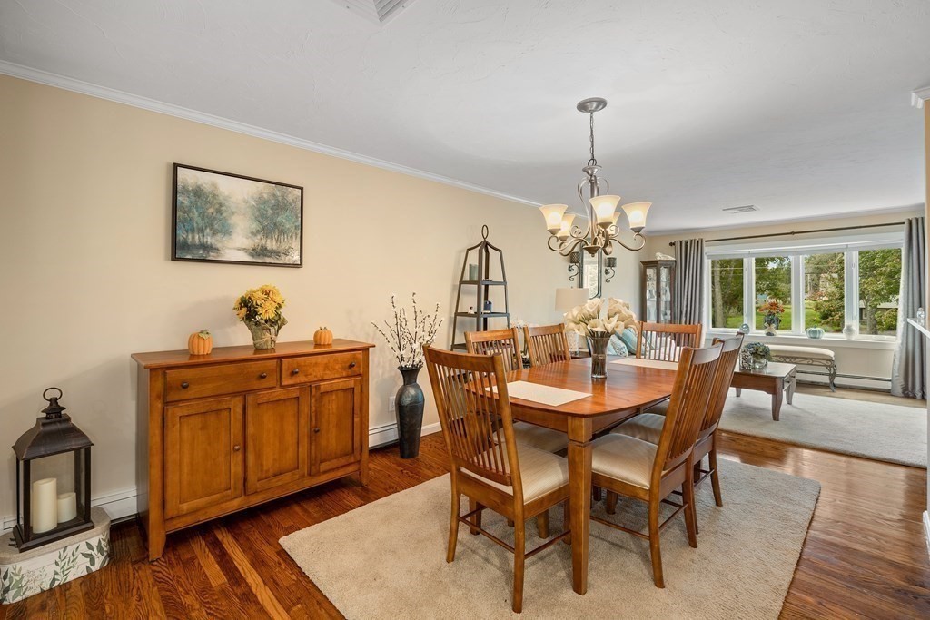 27 Phyllis Road Raynham, MA 02767 - Photo 9 of 42 a view of a dining room with furniture window and wooden floor