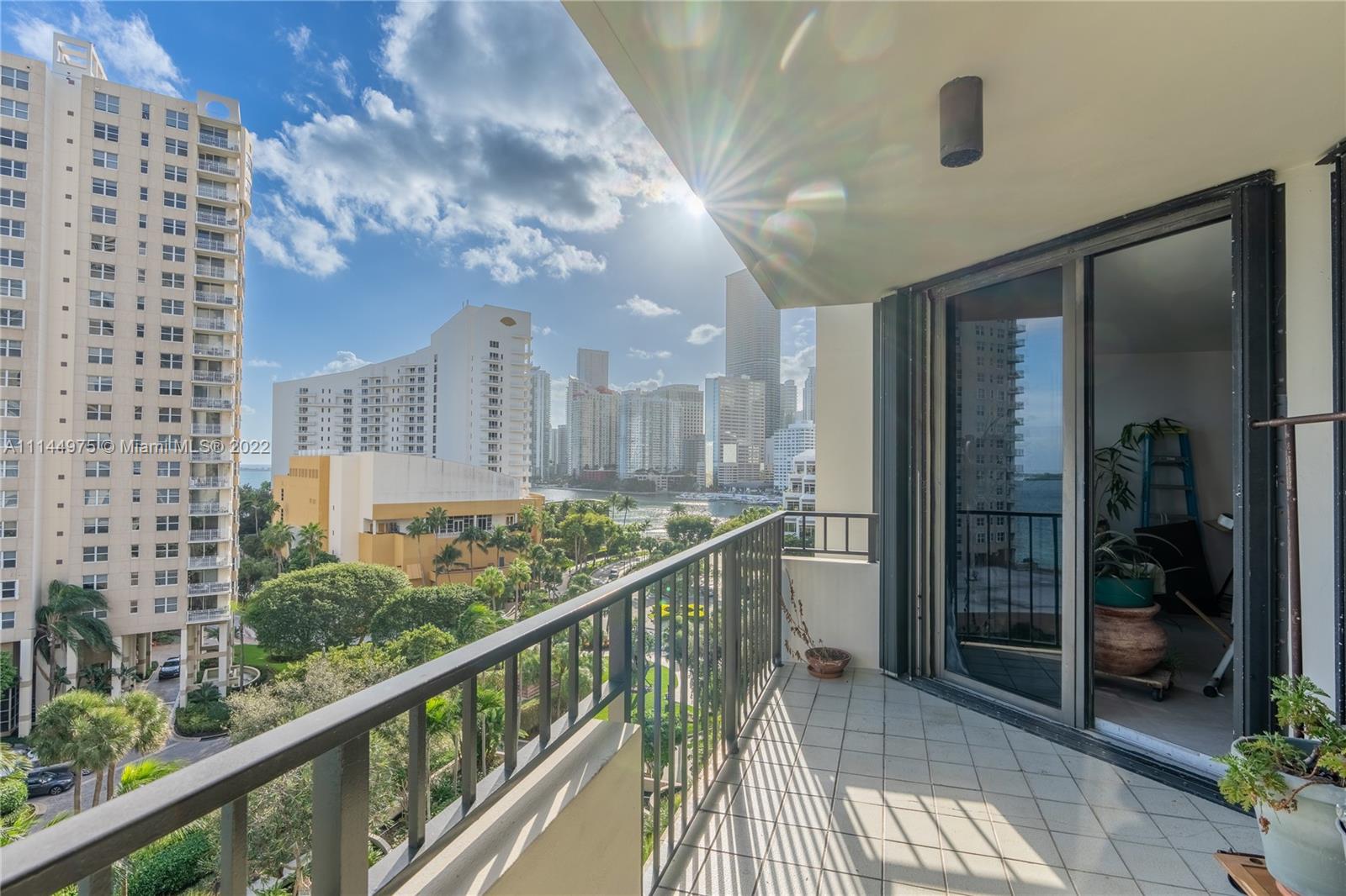 520 Brickell Key Drive, Unit A913 Miami, FL 33131 - Photo 15 of 18 a view of a balcony with an outdoor space