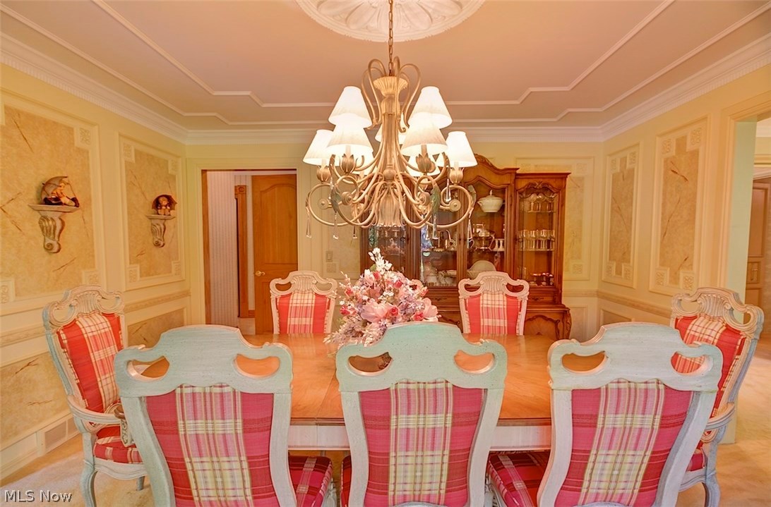 2078 Ridge Road Hinckley, OH 44233 - Photo 19 of 35 One can only imagine the impressive dinner parties that could be held in the formal dining room!