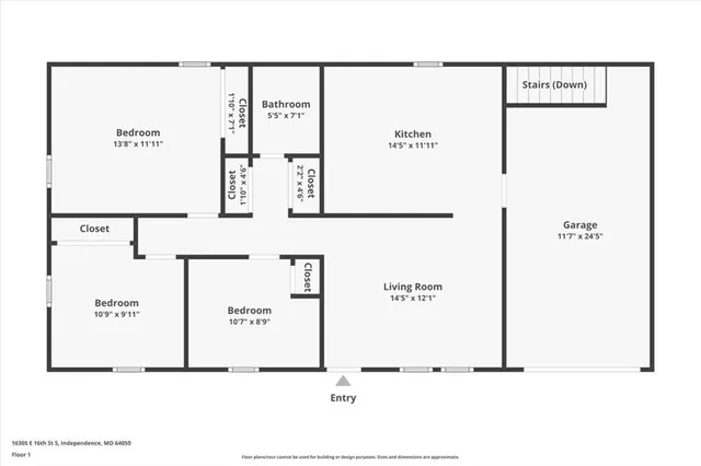 $199,900 | 16305 East 16 Street South, Independence, MO 64050