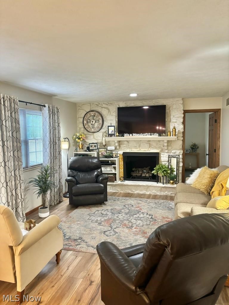 104 Marshall Road Marietta, OH 45750 - Photo 24 of 37 Living room with a gas fireplace
