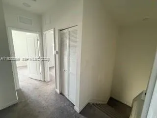 a view of closet area