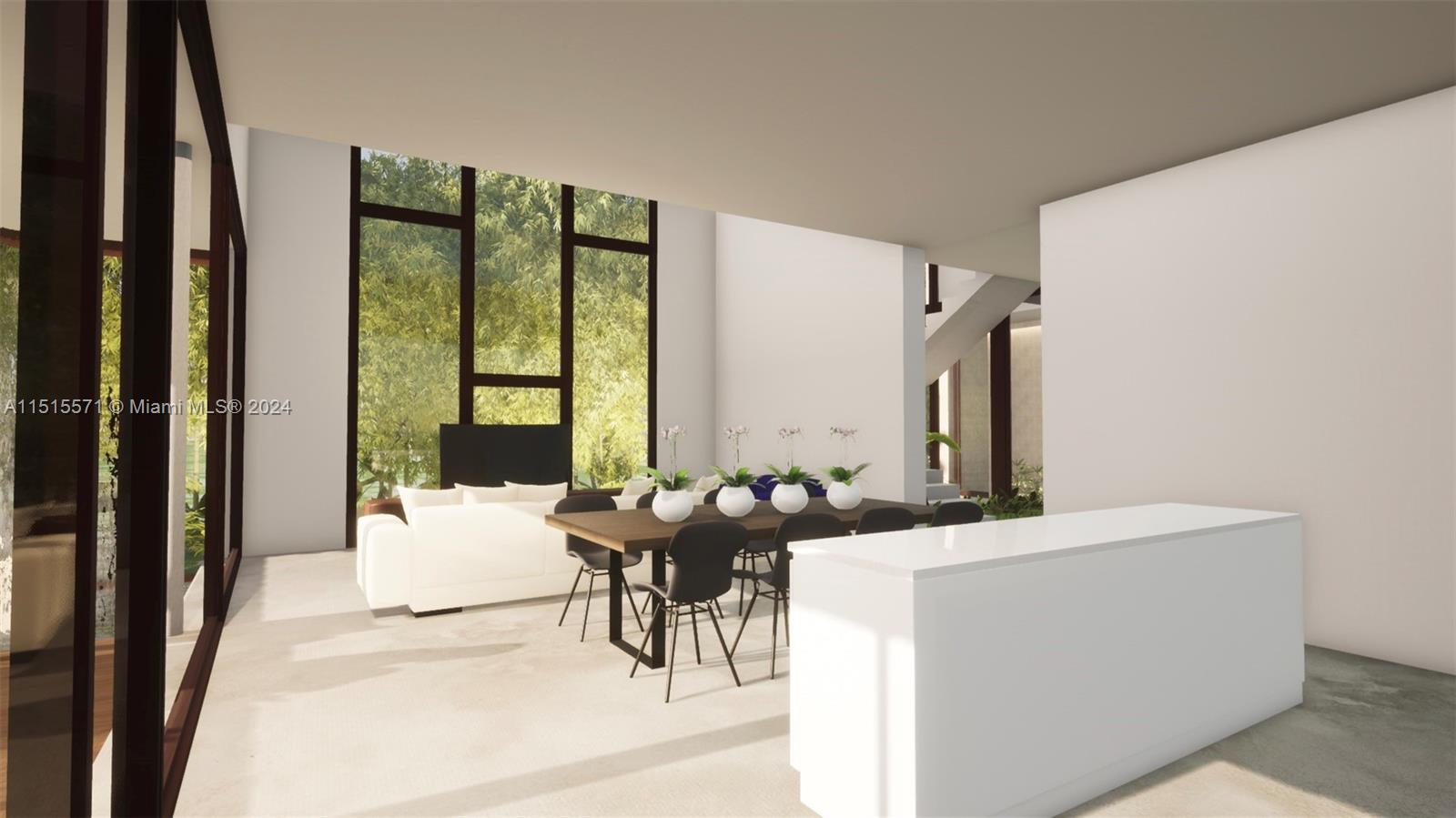 3310 Elizabeth Street Miami, FL 33133 - Photo 6 of 16 a living room with furniture and large windows