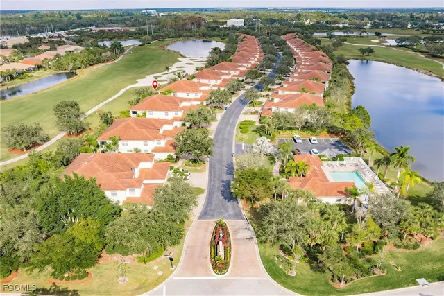 an aerial view of lake view