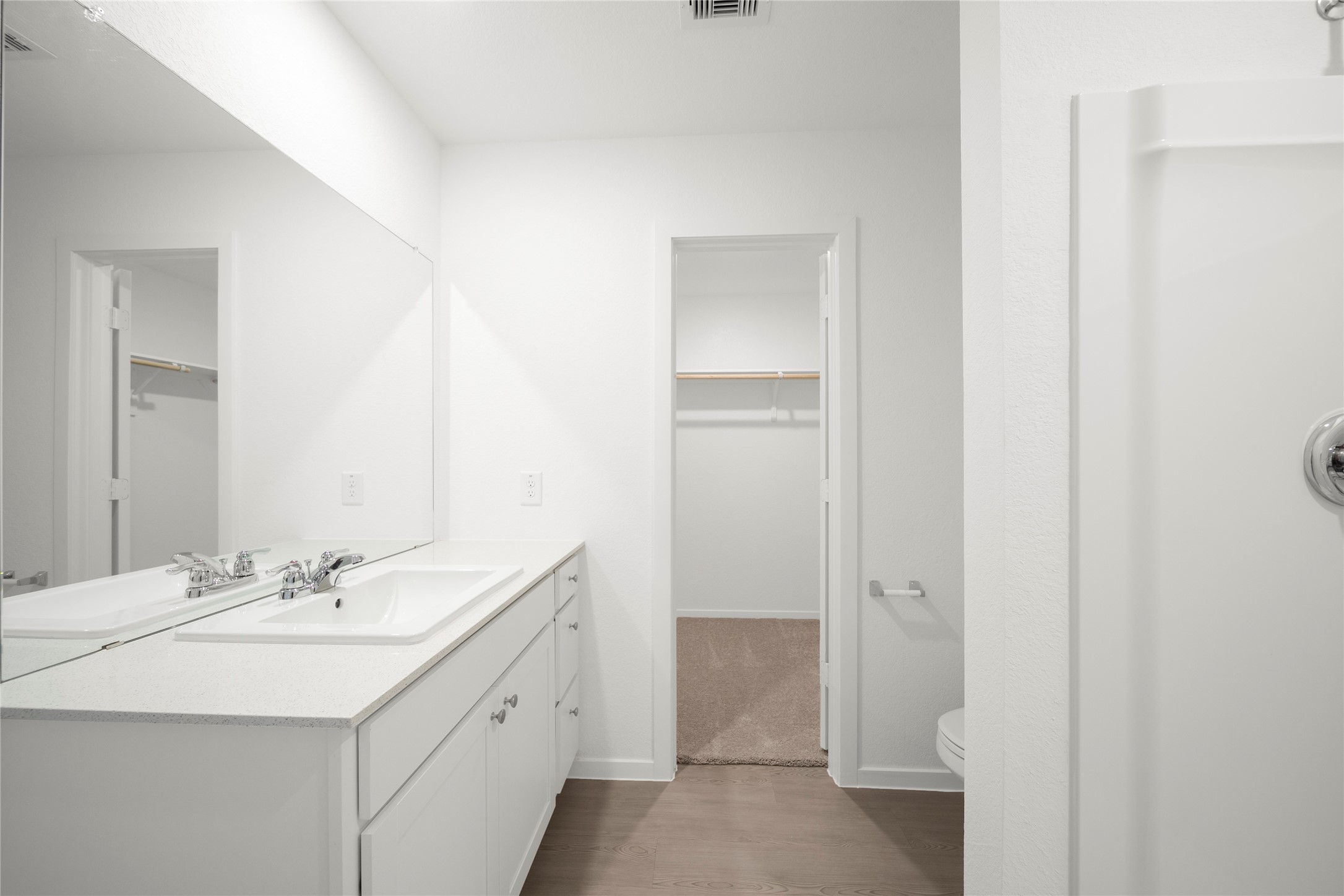 31436 Moore Road Magnolia, TX 77354 - Photo 14 of 25 a bathroom with a sink a toilet and shower