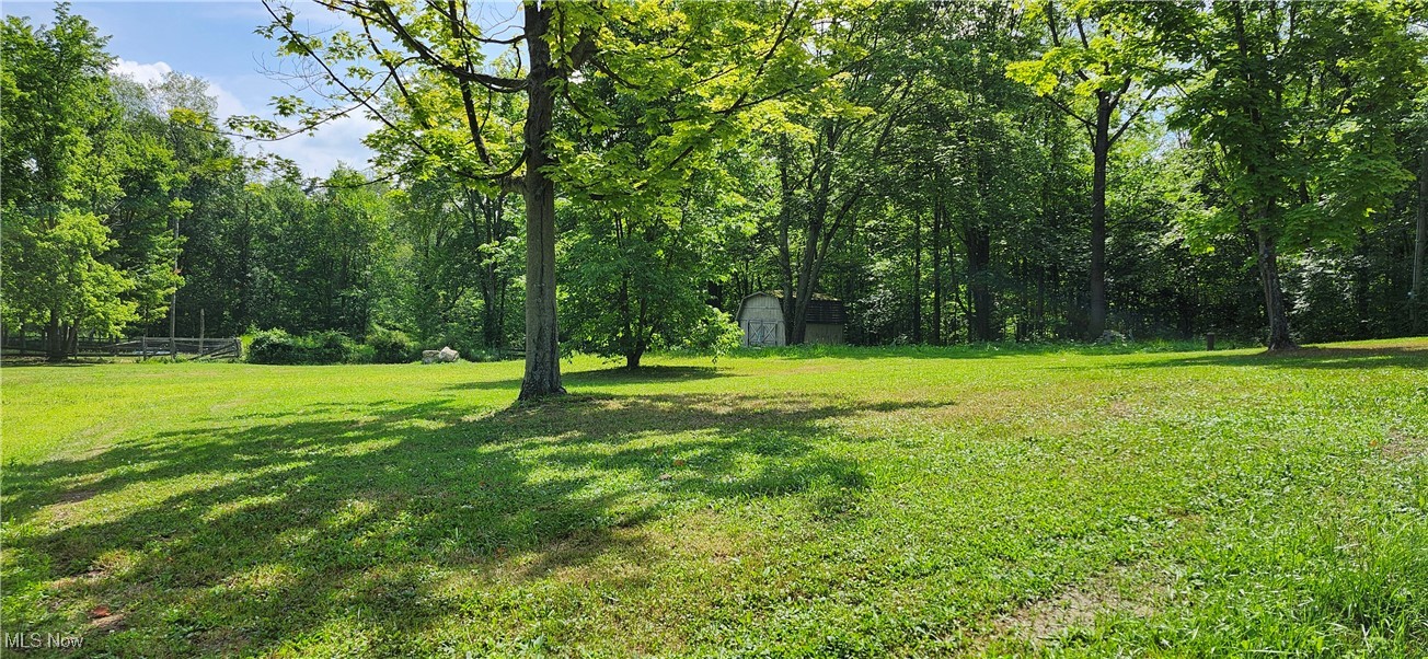 10296 Nichols Road Garrettsville, OH 44231 - Photo 1 of 4 View of yard featuring a storage shed