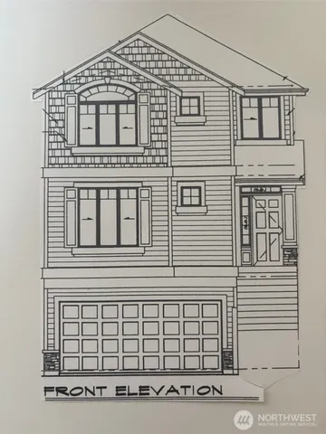 a view of a large white building