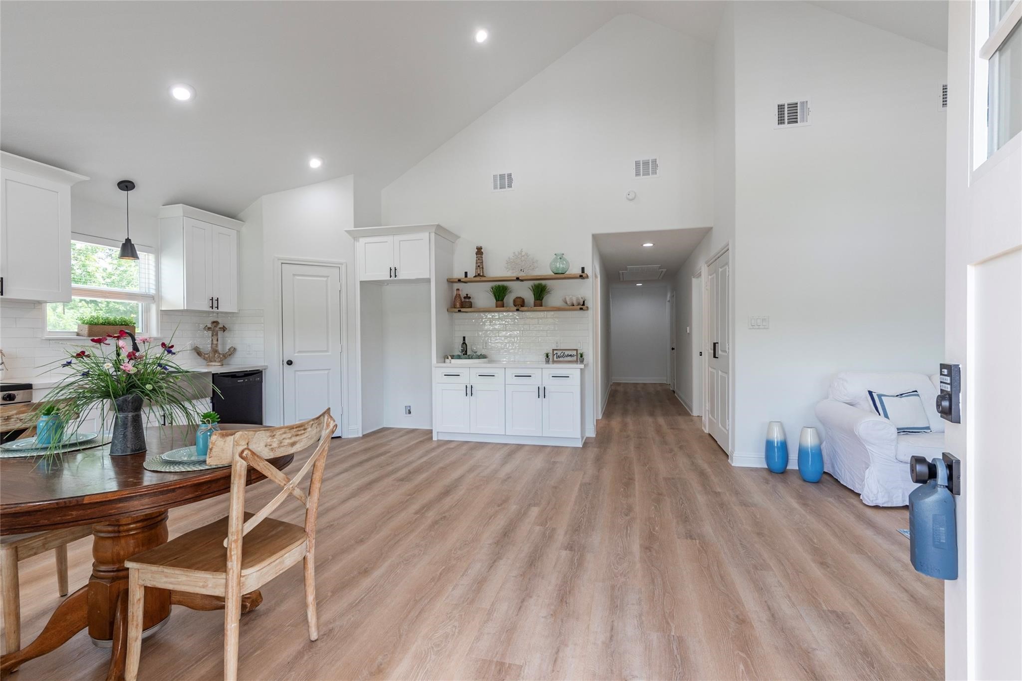 4213 Houx Street Bacliff, TX 77518 - Photo 13 of 37 a living room with furniture and a wooden floor