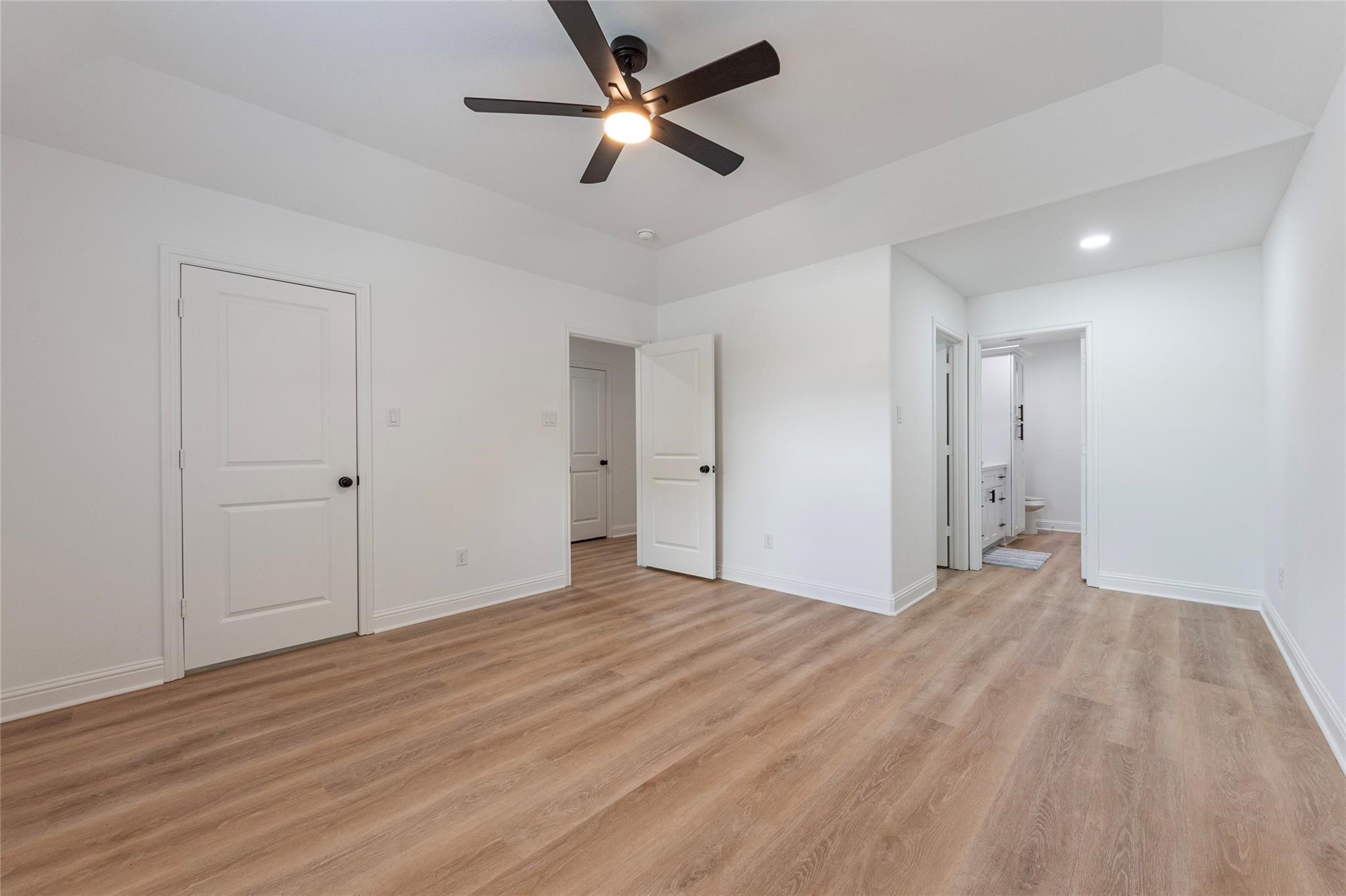 4213 Houx Street Bacliff, TX 77518 - Photo 32 of 37 a view of an empty room with wooden floor