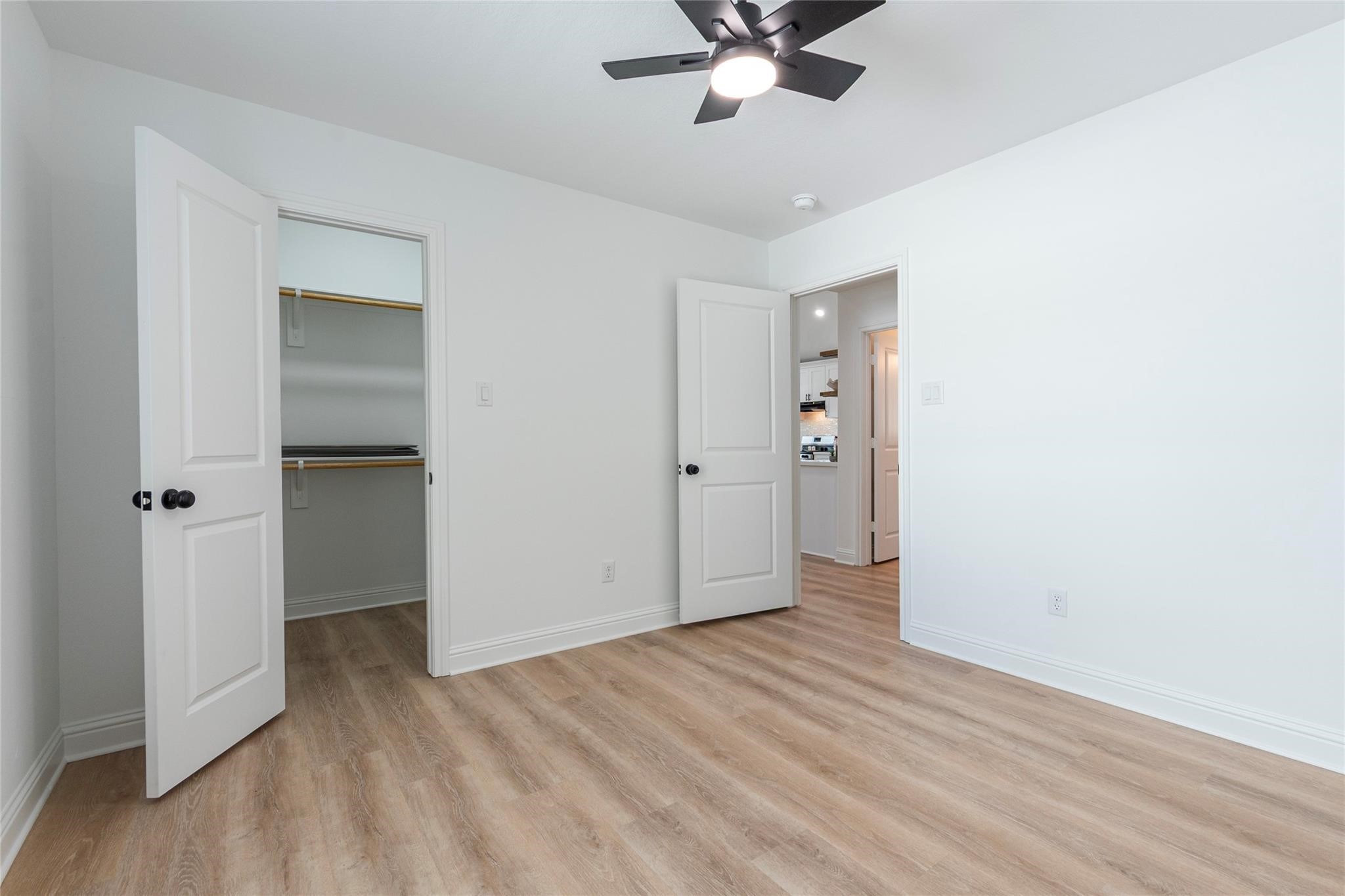 4213 Houx Street Bacliff, TX 77518 - Photo 34 of 37 wooden floor in an empty room