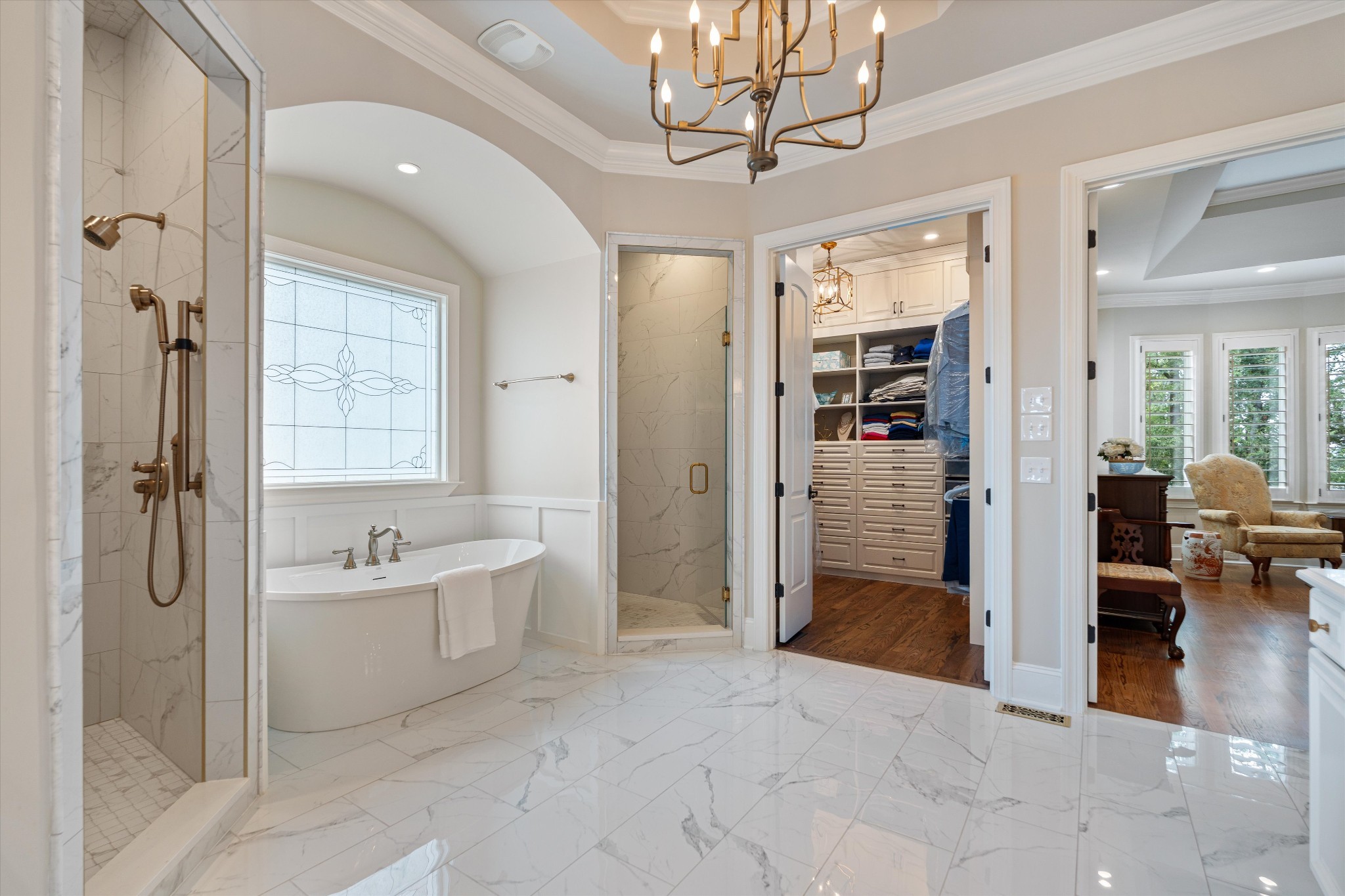 1521 Registry Row Arrington, TN 37014 - Photo 23 of 54 a spacious bathroom with a bathtub shower and a sink