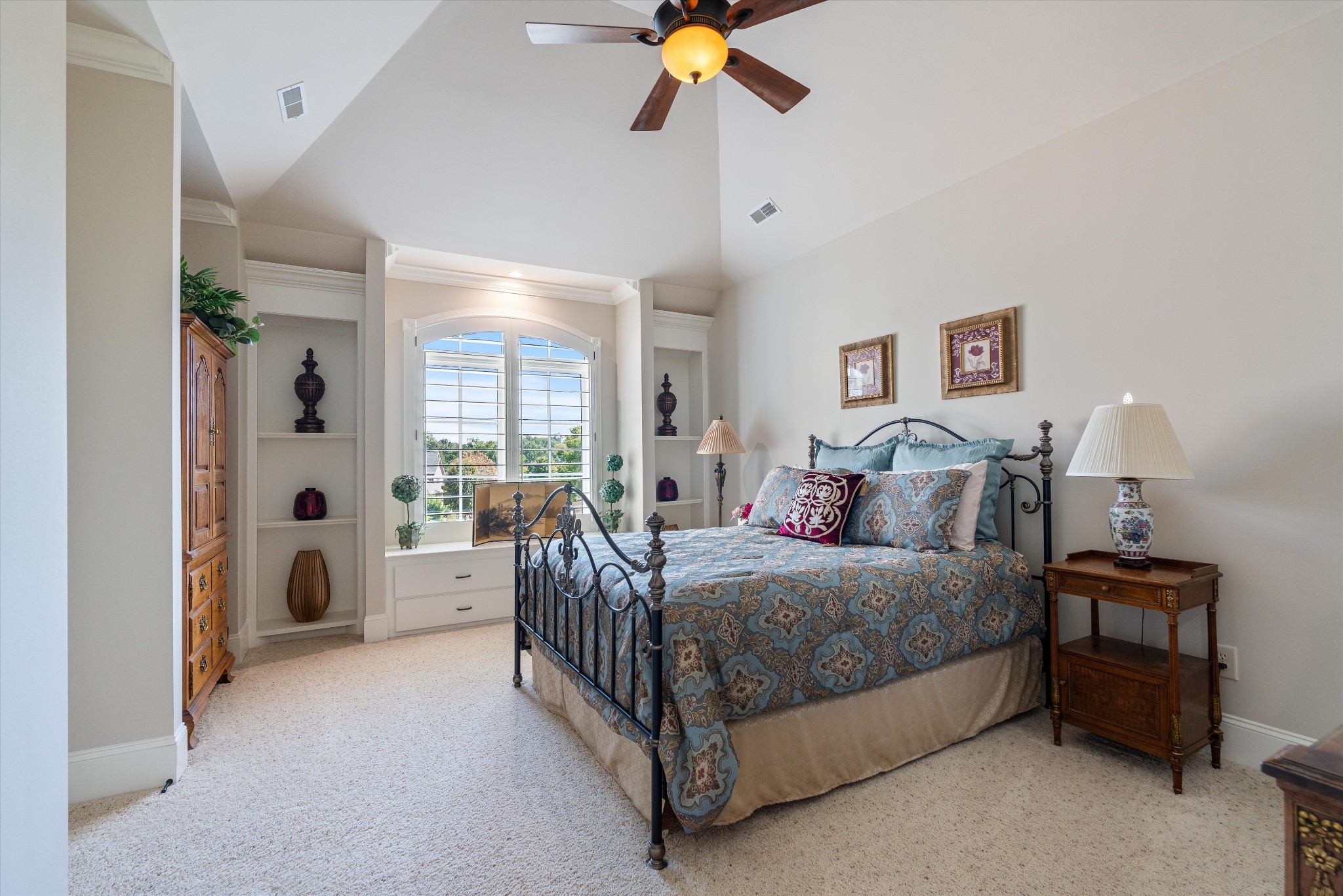 1521 Registry Row Arrington, TN 37014 - Photo 29 of 54 a bed room with a bed and a chandelier