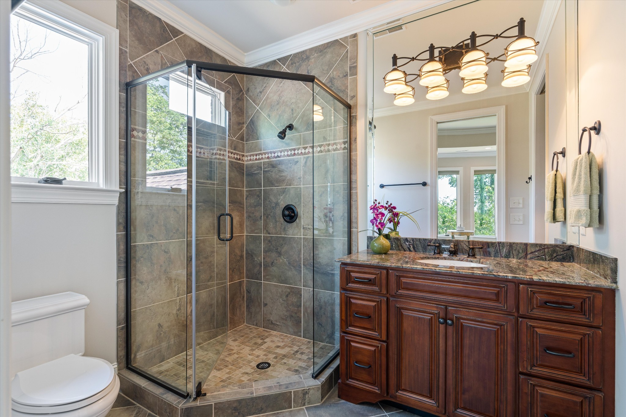 1521 Registry Row Arrington, TN 37014 - Photo 32 of 54 a bathroom with a sink a toilet and a mirror