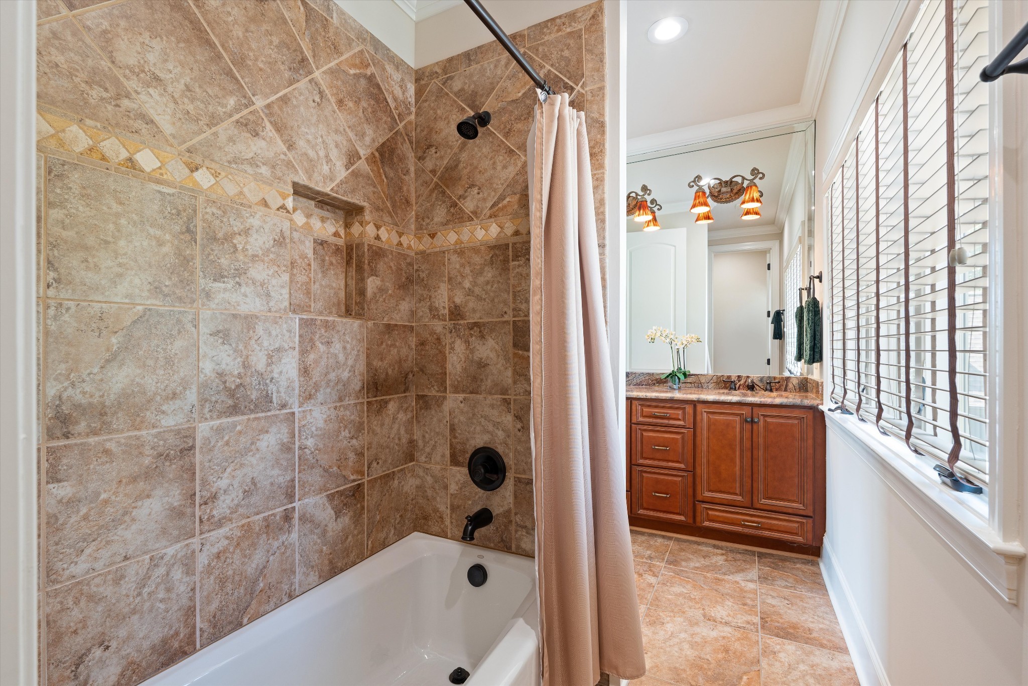 1521 Registry Row Arrington, TN 37014 - Photo 38 of 54 a bathroom with a tub a sink and a shower