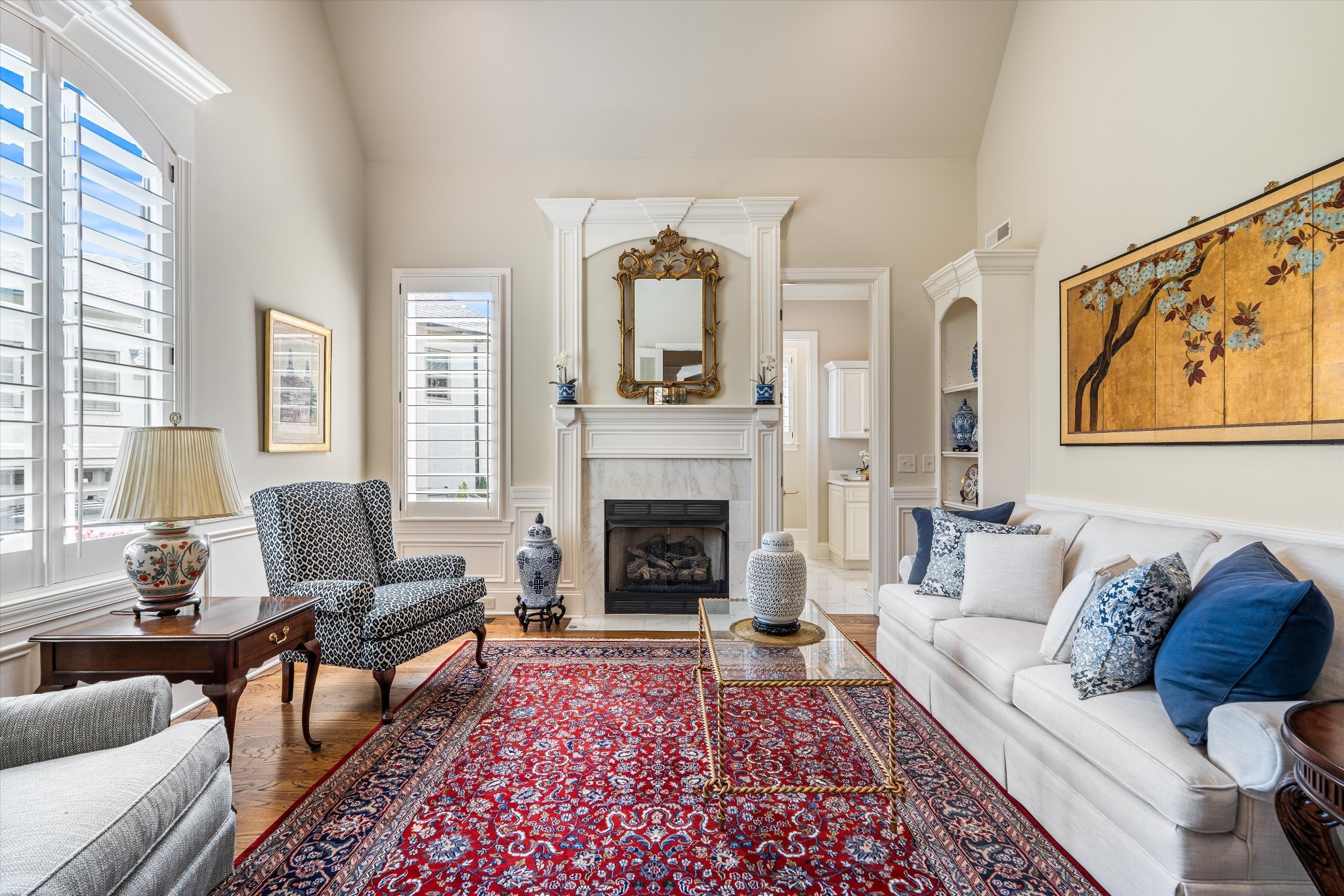 1521 Registry Row Arrington, TN 37014 - Photo 4 of 54 a living room with furniture and a fireplace