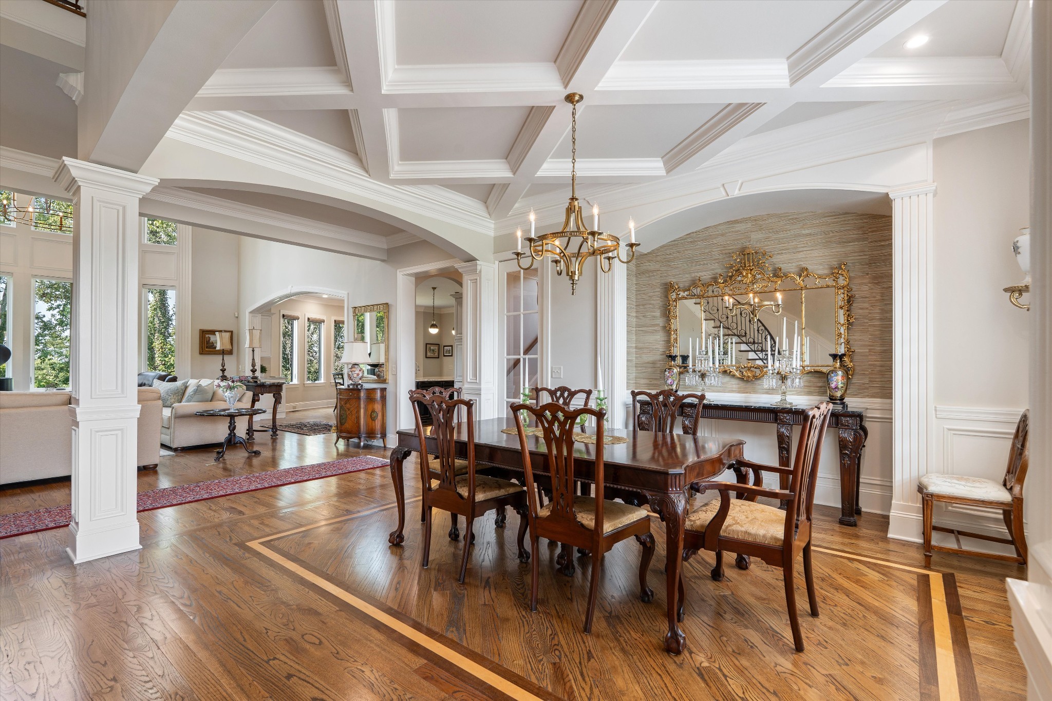 1521 Registry Row Arrington, TN 37014 - Photo 6 of 54 a view of a dining room with lots of furniture and wooden floor