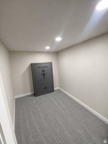 303 North Main Street Grace, ID 83241 - Photo 21 of 22 Dedicated interior room featuring light gray carpeting, neutral-toned walls, and recessed ceiling lighting