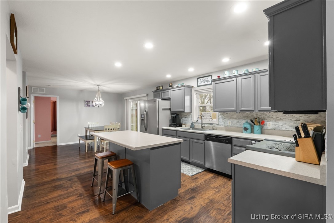 4357 Highway 66 English, IN 47118 - Photo 7 of 57 LARGE KITCHEN WITH AN EAT IN DINING AREA