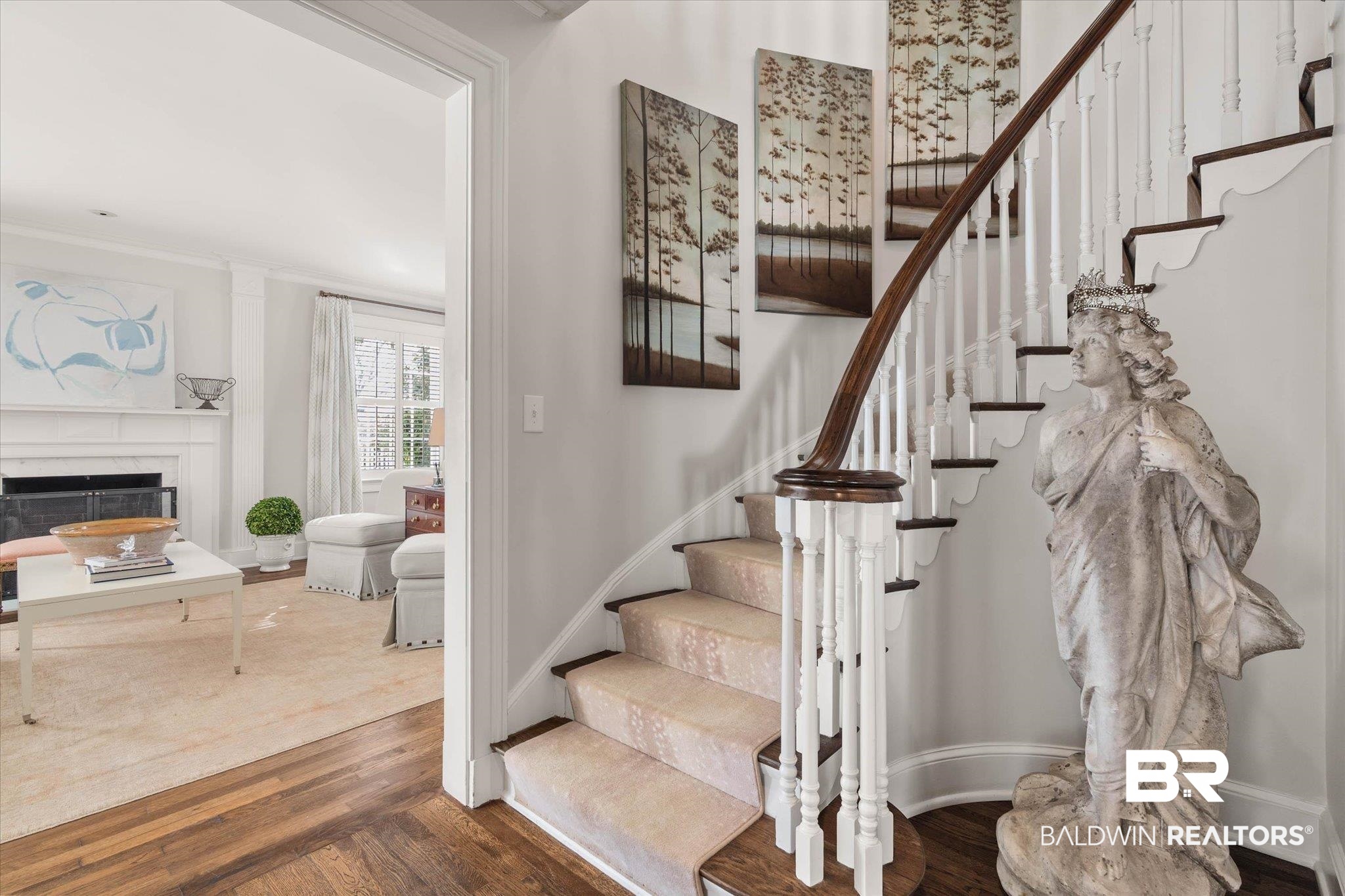 2256 De Leon Avenue Mobile, AL 36607 - Photo 7 of 61 Stairwell to 3 bedrooms/3baths and separate bonus area