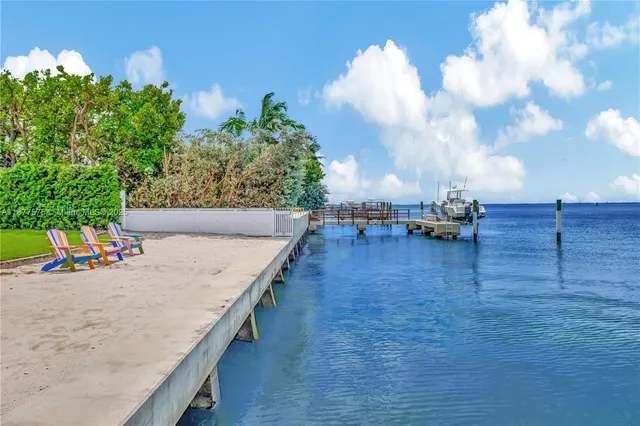 a view of a garden with a tree