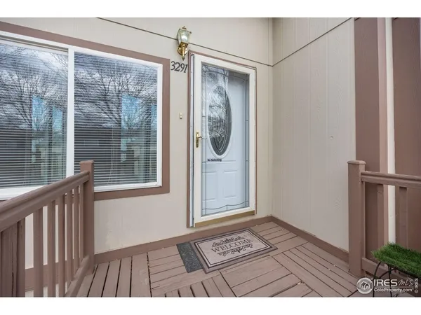 a view of front door