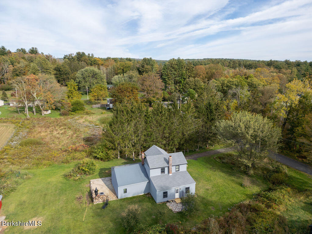 95 Water Farm Road Sheffield, MA 01257 - Photo 25 of 27 an aerial view of a house with a yard