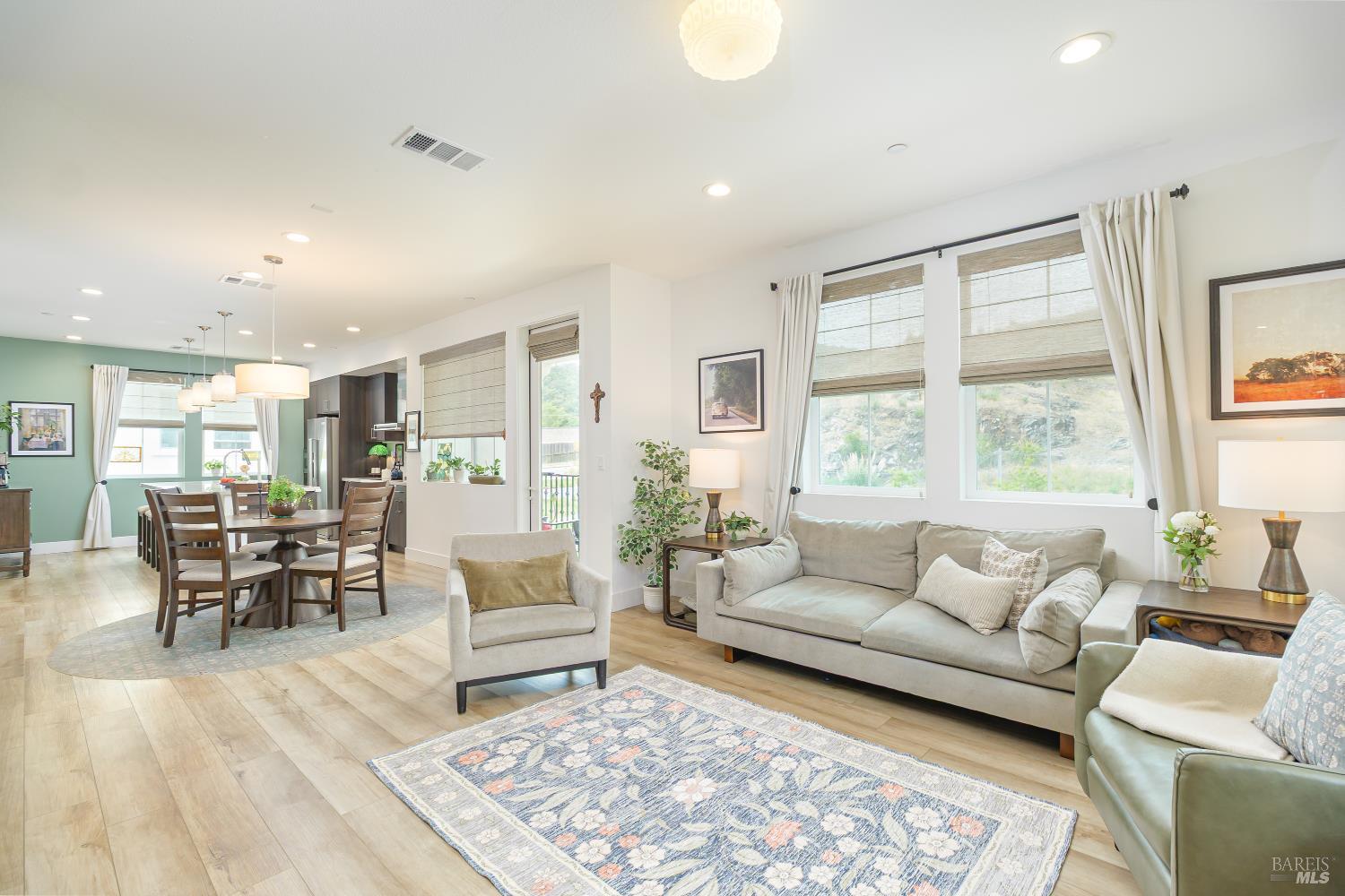 715 Rockview Road Novato, CA 94949 - Photo 6 of 35 Light-filled and spacious living room with views.