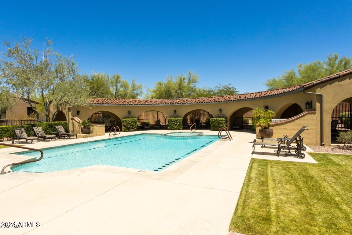 18650 North Thompson Peak Parkway, Unit 1024 Scottsdale, AZ 85255 - Photo 20 of 26 Courtyards community pool.