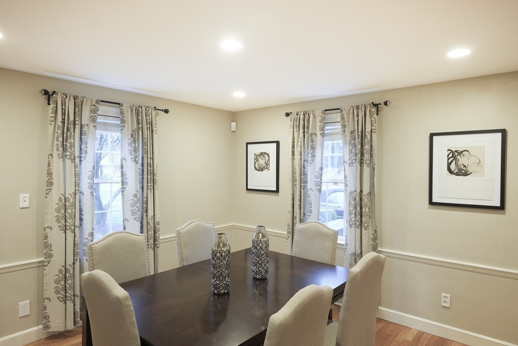 295 Concord Road Wayland, MA 01778 - Photo 9 of 30 a view of a a dining room with furniture window and wooden floor