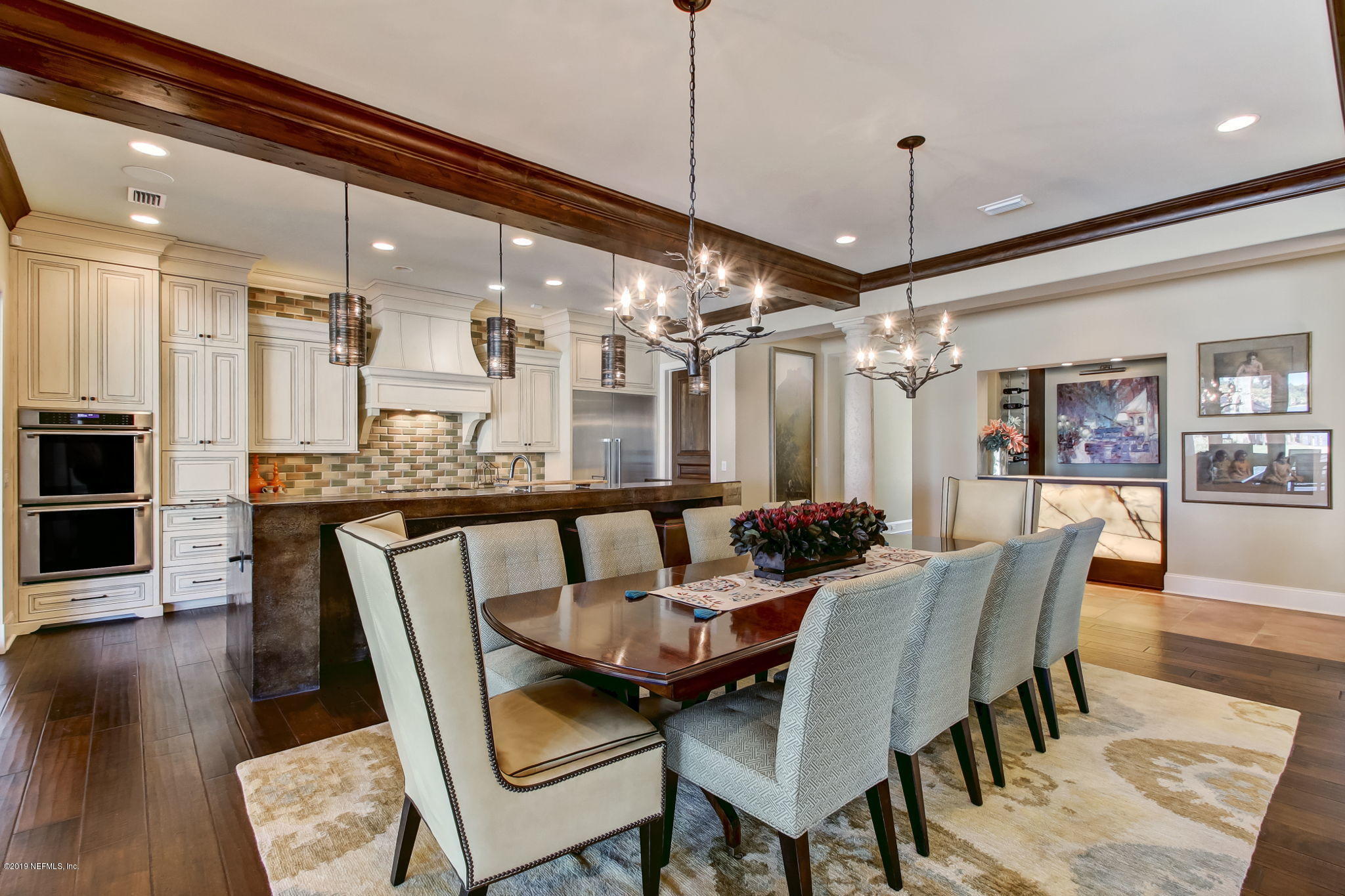 1895 Bishop Estates Road Jacksonville, FL 32259 - Photo 14 of 102 a view of a dining room with furniture window and wooden floor