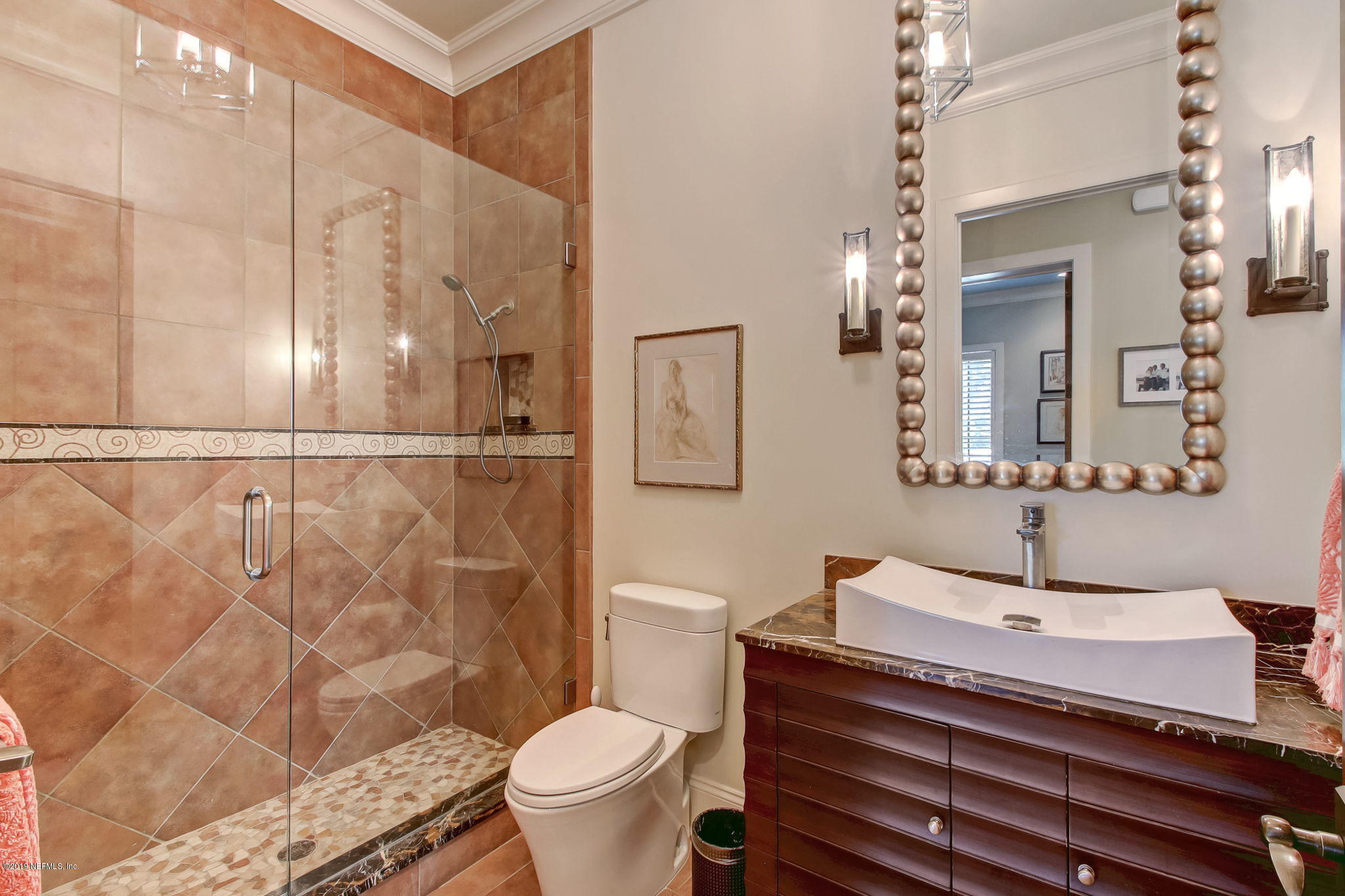 1895 Bishop Estates Road Jacksonville, FL 32259 - Photo 33 of 102 a bathroom with a sink a toilet and shower