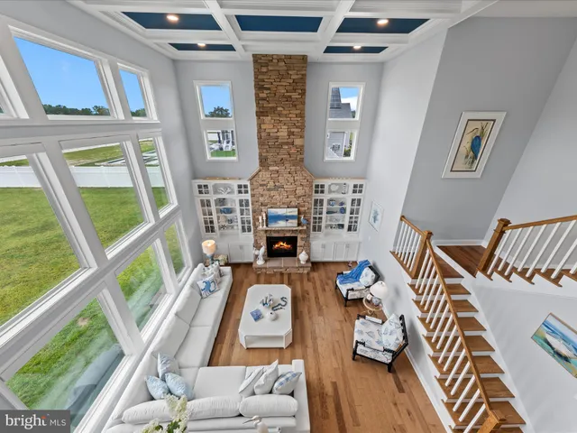 a bathroom with a shower and a glass door