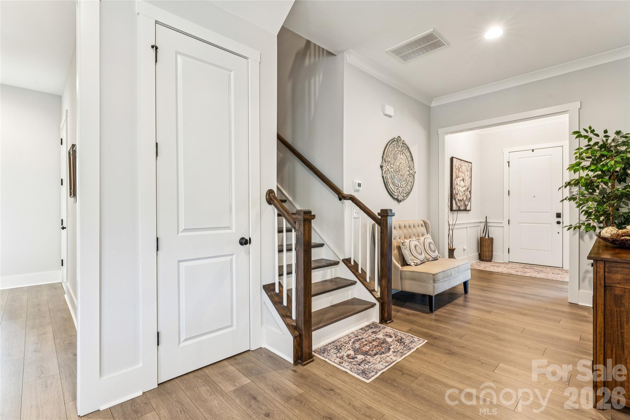 7822 Russell Road Indian Trail, NC 28079 - Photo 26 of 48 a view of an entryway with wooden floor
