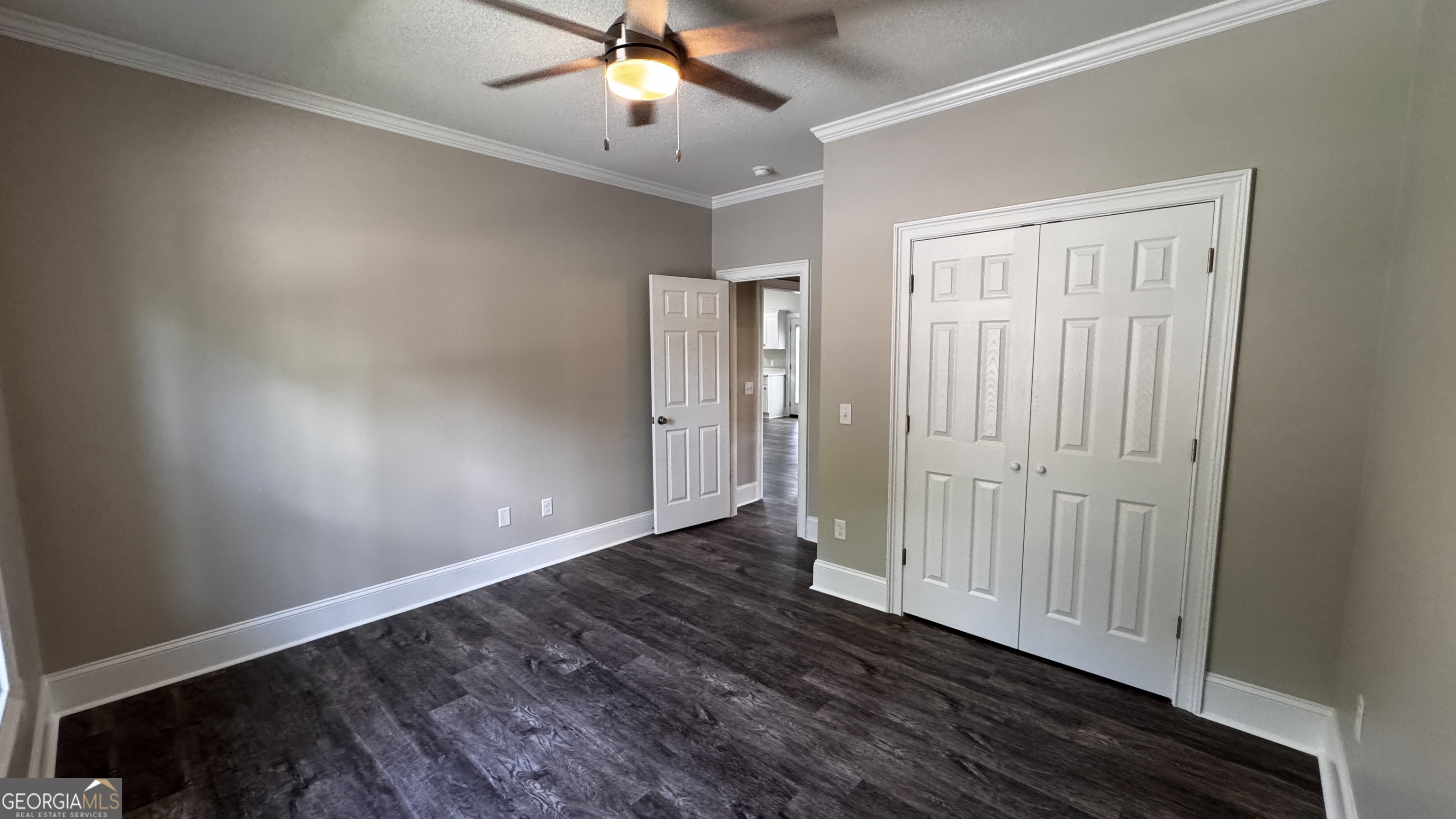 3 Willow Pointe Claxton, GA 30417 - Photo 20 of 31 an empty room with wooden floor closet and windows