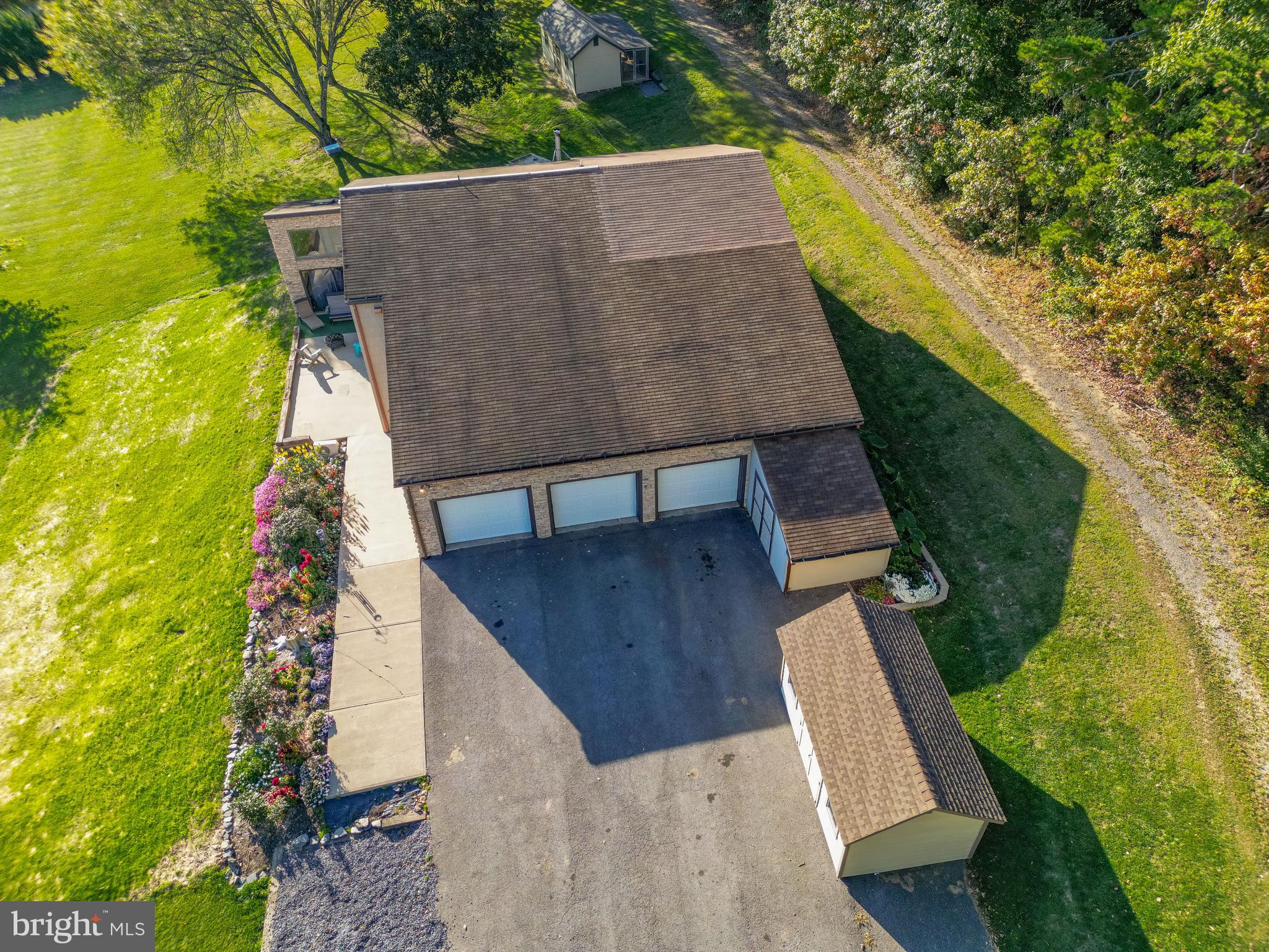 338 Culp Road Sunbury, PA 17801 - Photo 8 of 43 an aerial view of a house with table and chairs