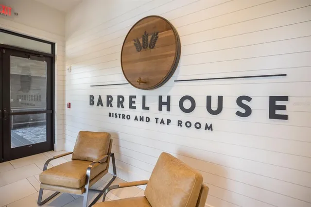 a view of a garden with a tree