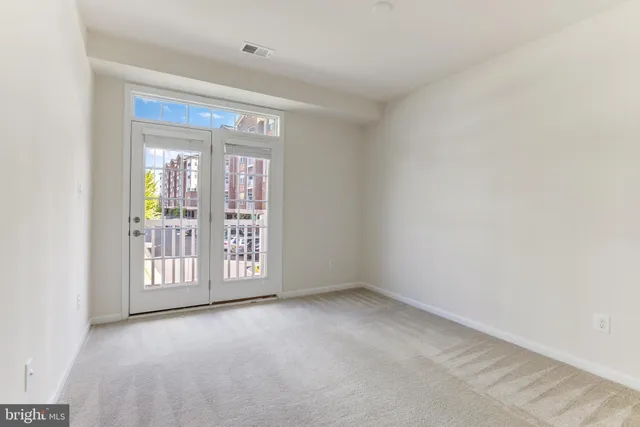 a view of an front door