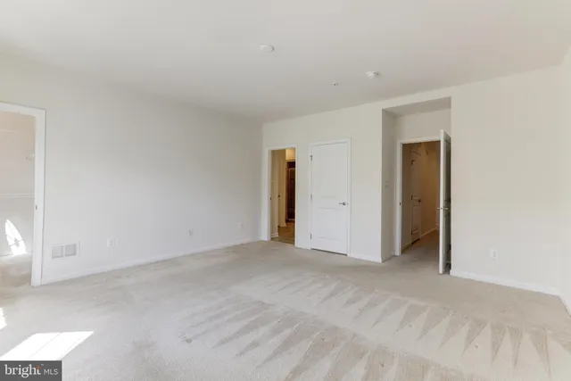 a view of an empty room