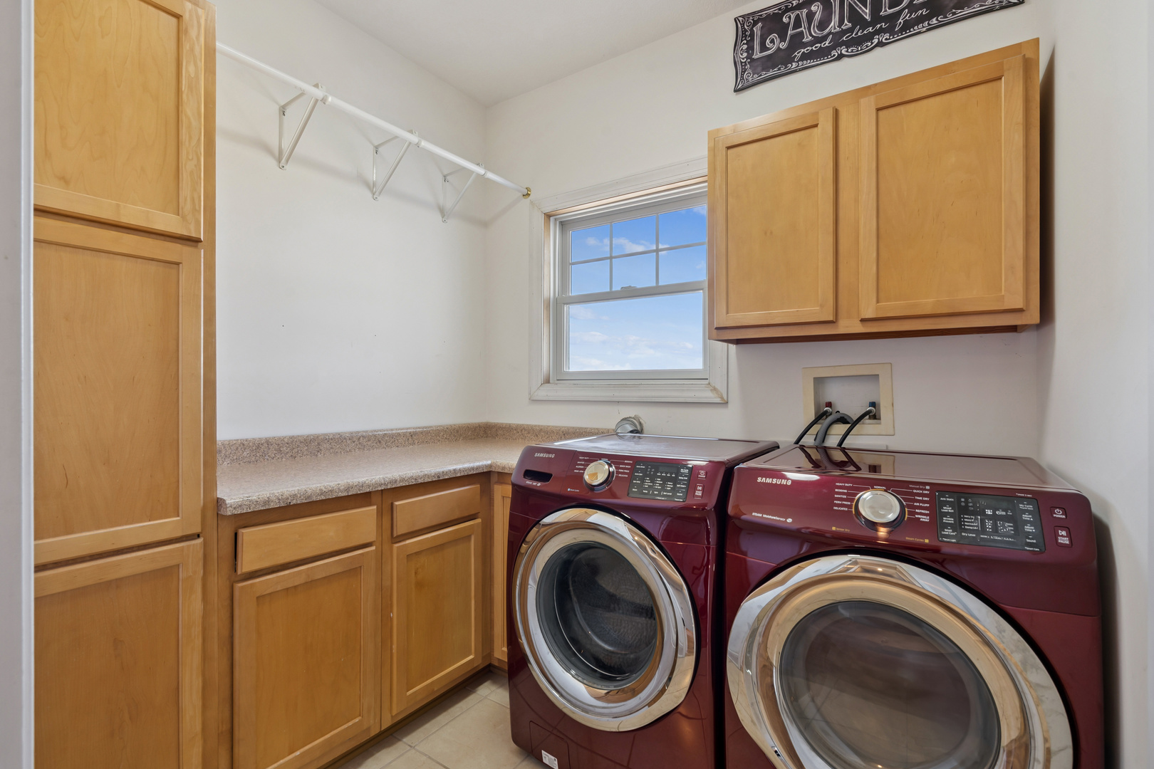 3203 148th Avenue Milan, IL 61264 - Photo 29 of 65 a utility room with sink dryer and washer