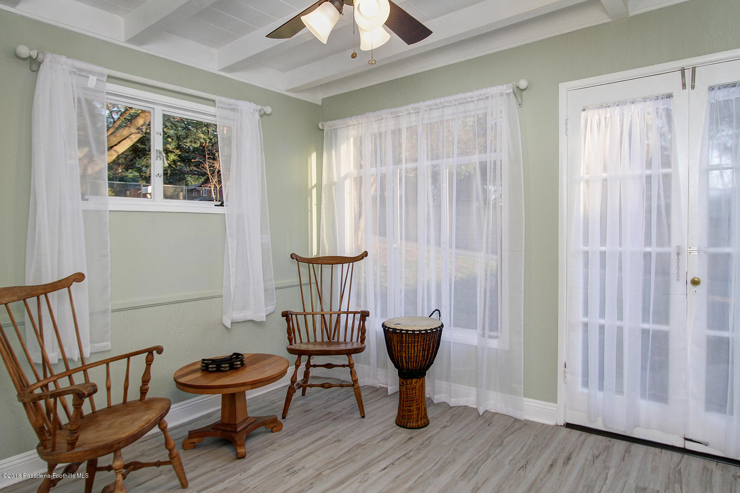 3501 Hollyslope Road Altadena, CA 91001 - Photo 19 of 35 a view of room with furniture wooden floor and window