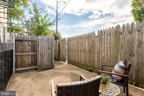 a view of outdoor space with seating space