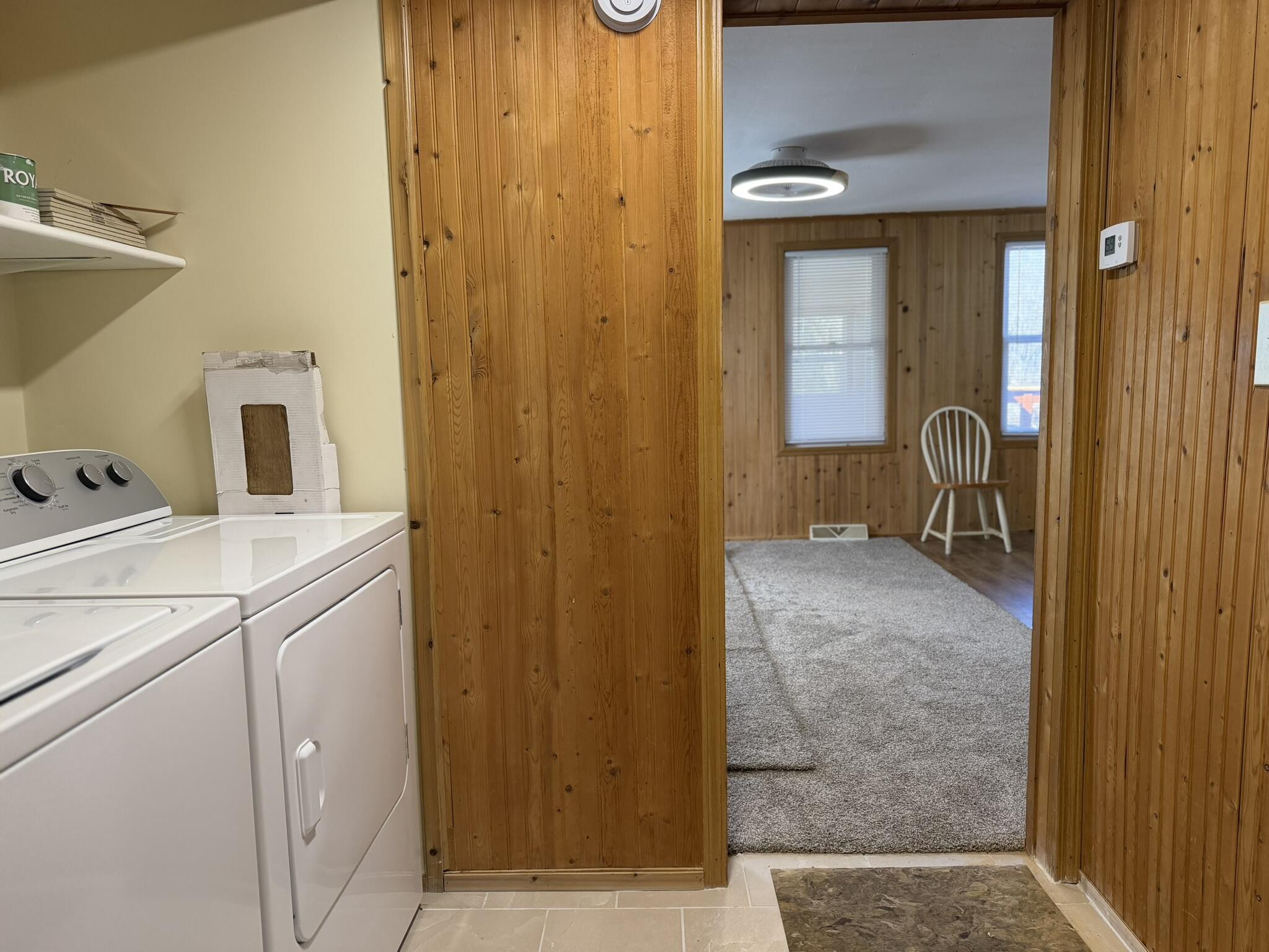 6742 Ramsey Road Hebron, IN 46341 - Photo 21 of 30 a bathroom with a sink a toilet and shower