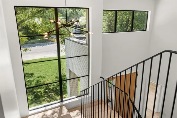 a view of a porch